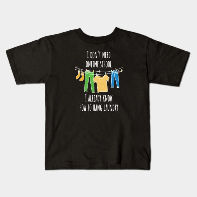 Online School Kids T-Shirt by UltraQuirky